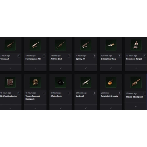  Rust Twitch Drops  38 Rounds  12 Skins